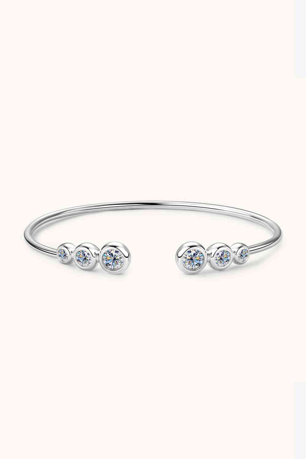 1.8 Carat Moissanite 925 Sterling Silver Bracelet - lolaluxeshop