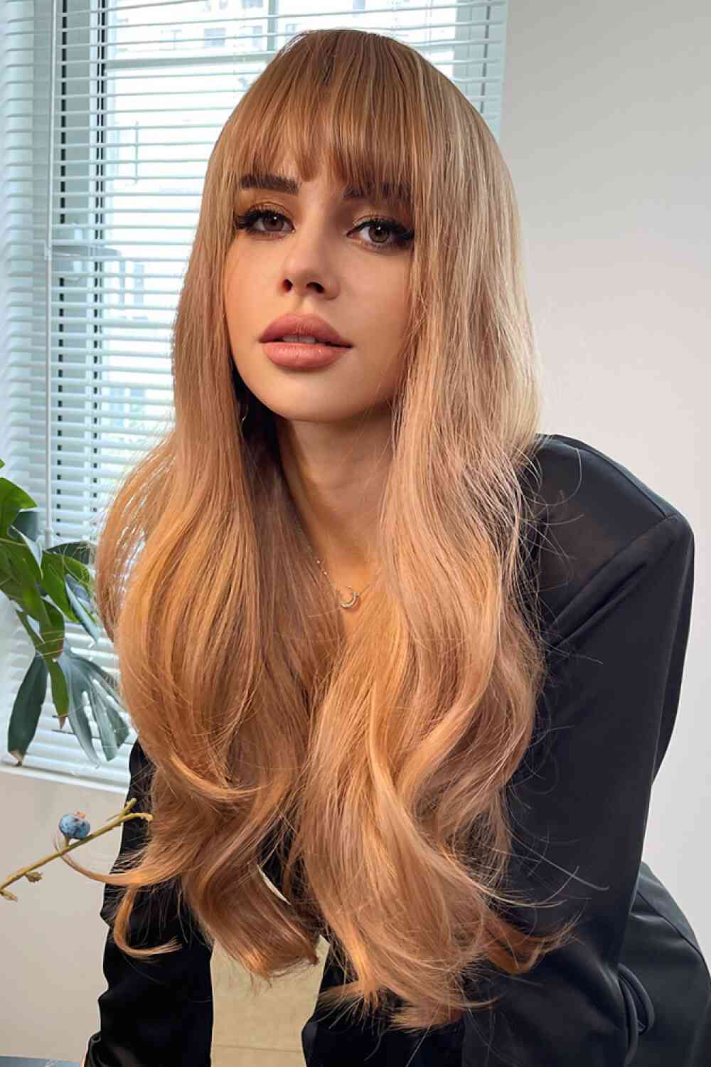 Full Machine Long Wave Synthetic Wigs 24'' - lolaluxeshop