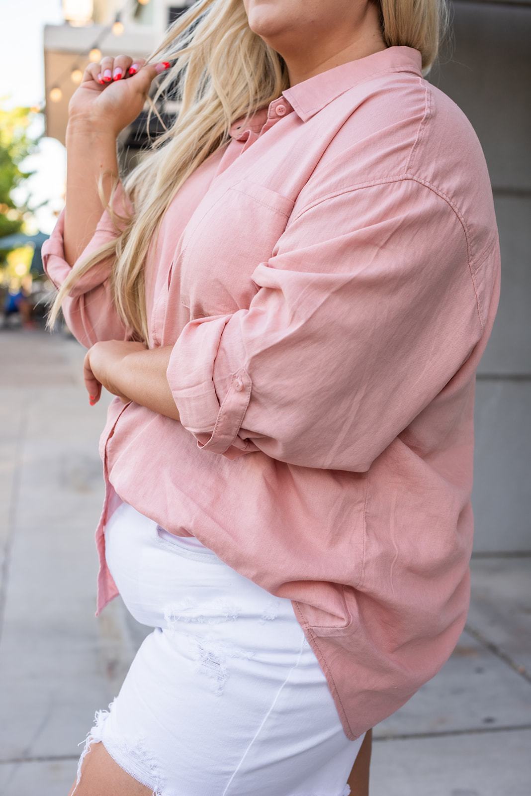 Summertime Memories Button-Down Shirt - LOLA LUXE