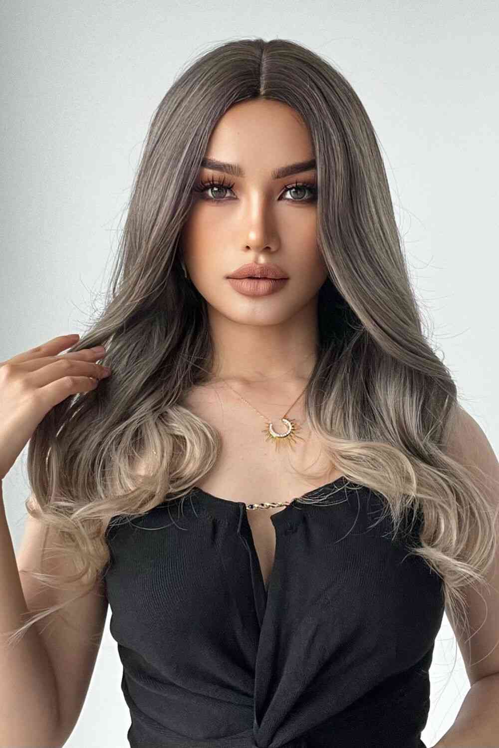 13*1" Full-Machine Wigs Synthetic Long Straight 24" - lolaluxeshop