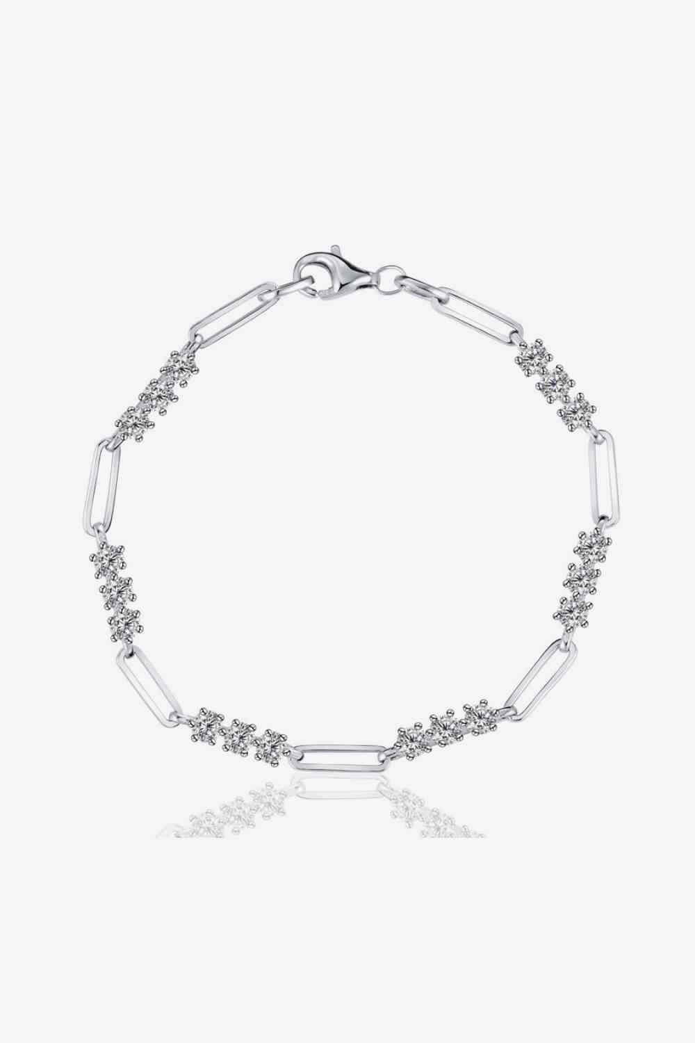 1.8 Carat Moissanite 925 Sterling Silver Bracelet - lolaluxeshop