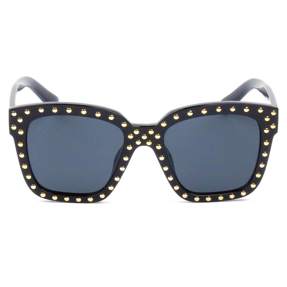 EPPING | Hipster Marquee Lights Square Frame Sunglasses - lolaluxeshop