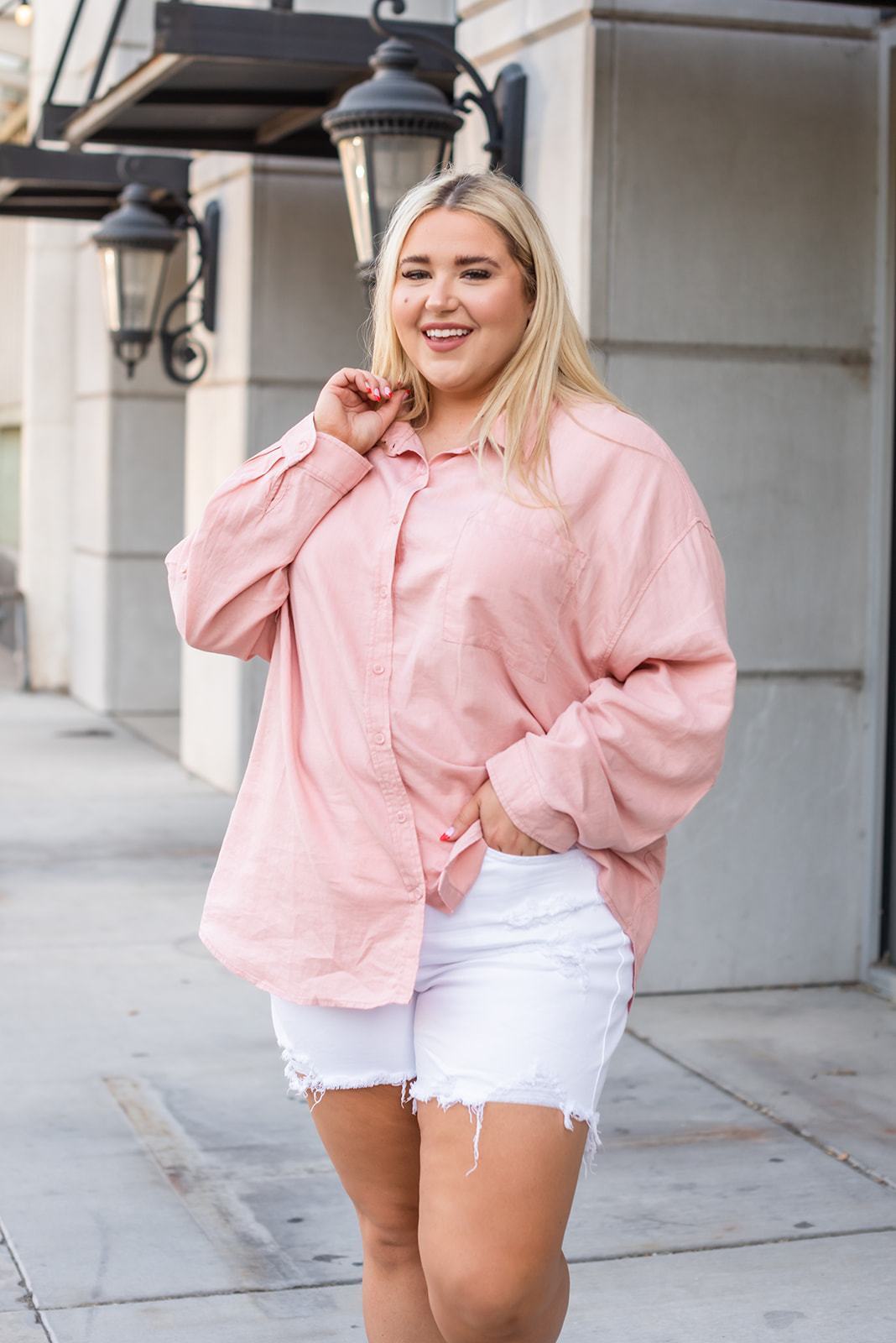 Summertime Memories Button-Down Shirt - LOLA LUXE