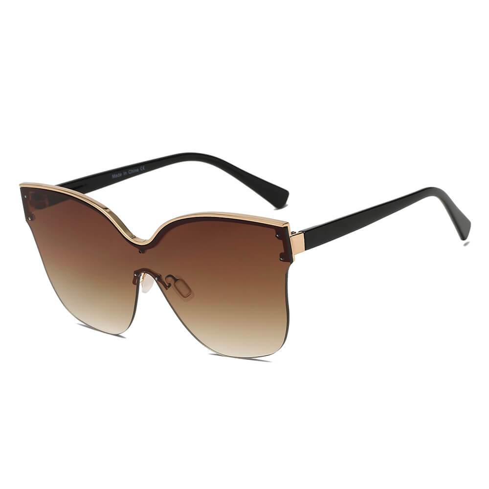 BARCELONA | Women Cat Eye Oversize Sunglasses - lolaluxeshop