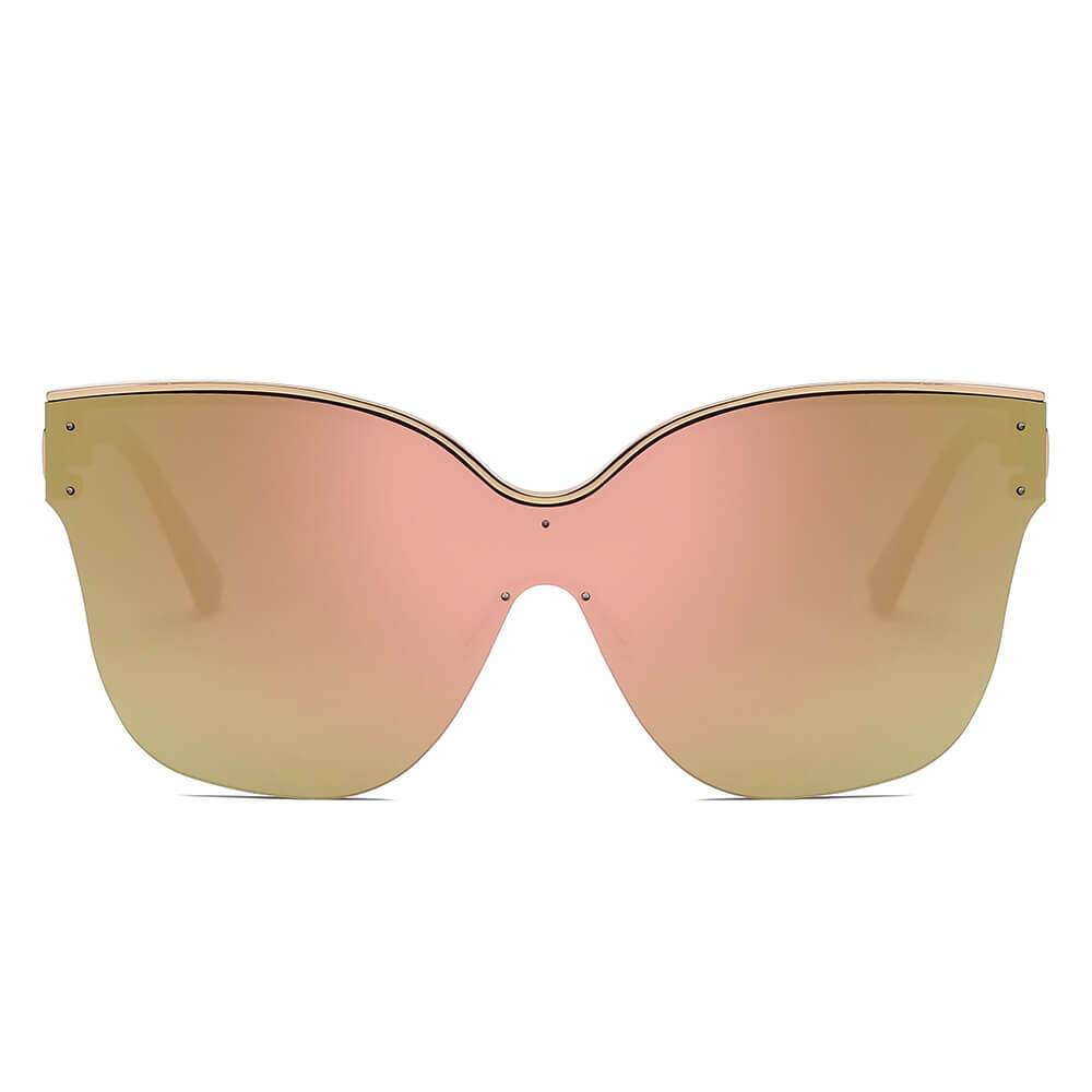 BARCELONA | Women Cat Eye Oversize Sunglasses - lolaluxeshop