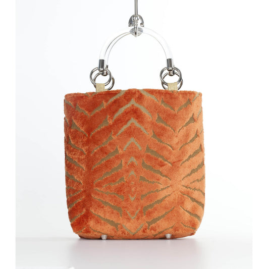 Magnetic Orange Small Tote - LOLA LUXE