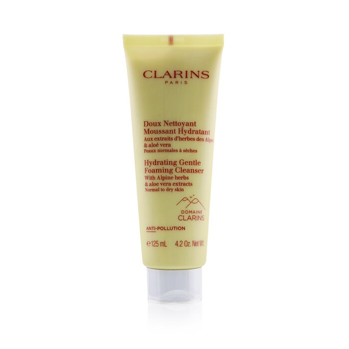 CLARINS - Hydrating Gentle Foaming Cleanser With Alpine Herbs & Aloe Vera Extracts - Normal to Dry Skin - LOLA LUXE