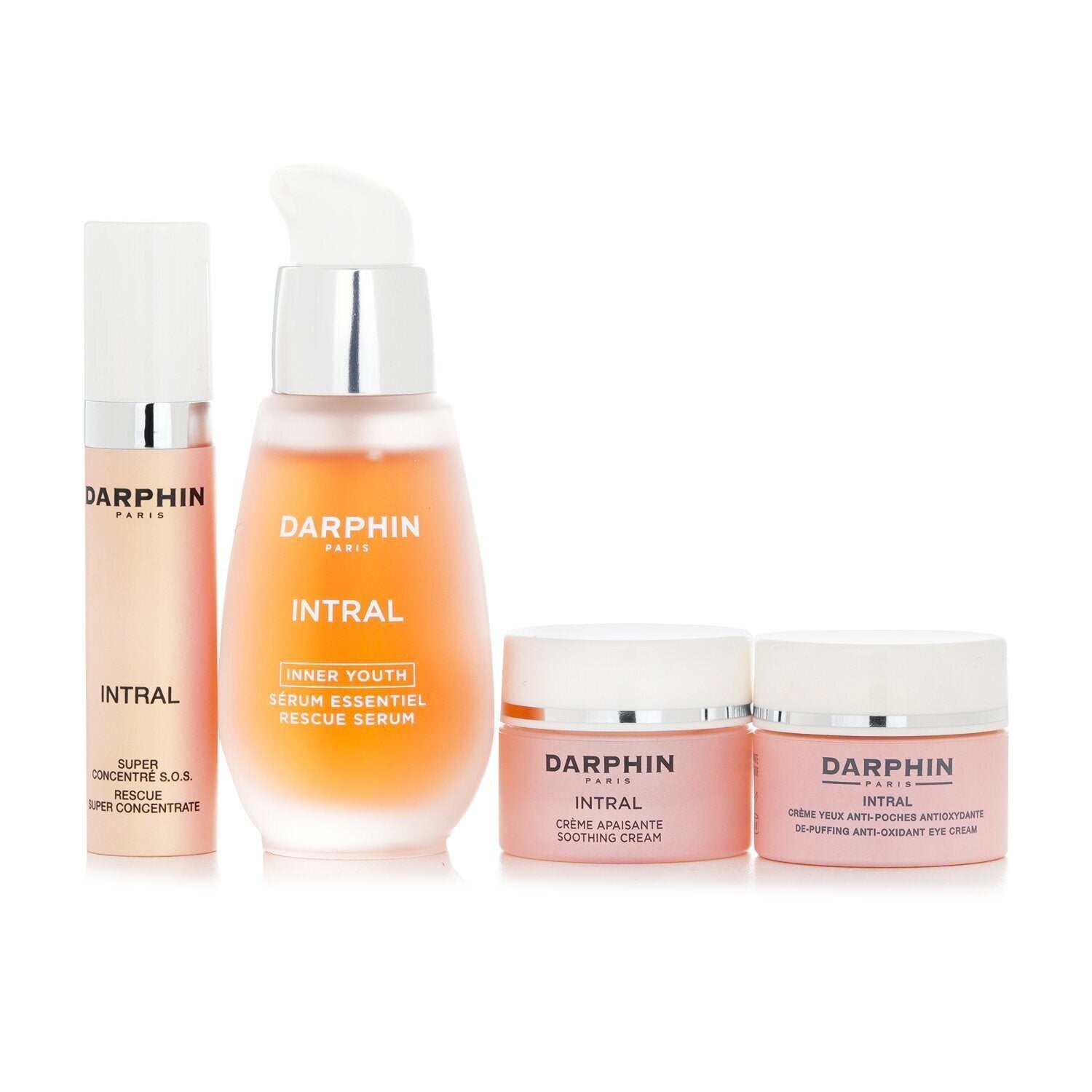 DARPHIN - Soothing Dream Set: Youth Rescue Serum 30ml + Super Concentrate 7ml + Eye Cream 5ml + Intral Soothing Cream 5ml DCW8 / 108588 4pcs - lolaluxeshop