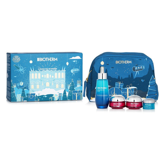 BIOTHERM - Life Plankton Elixir Set: Elixir Serum 50ml + Day Cream 15ml + Night Cream 15ml+ Lift Plankton Eye 5ml LE1288 / 881821 4pcs+1pouch - lolaluxeshop