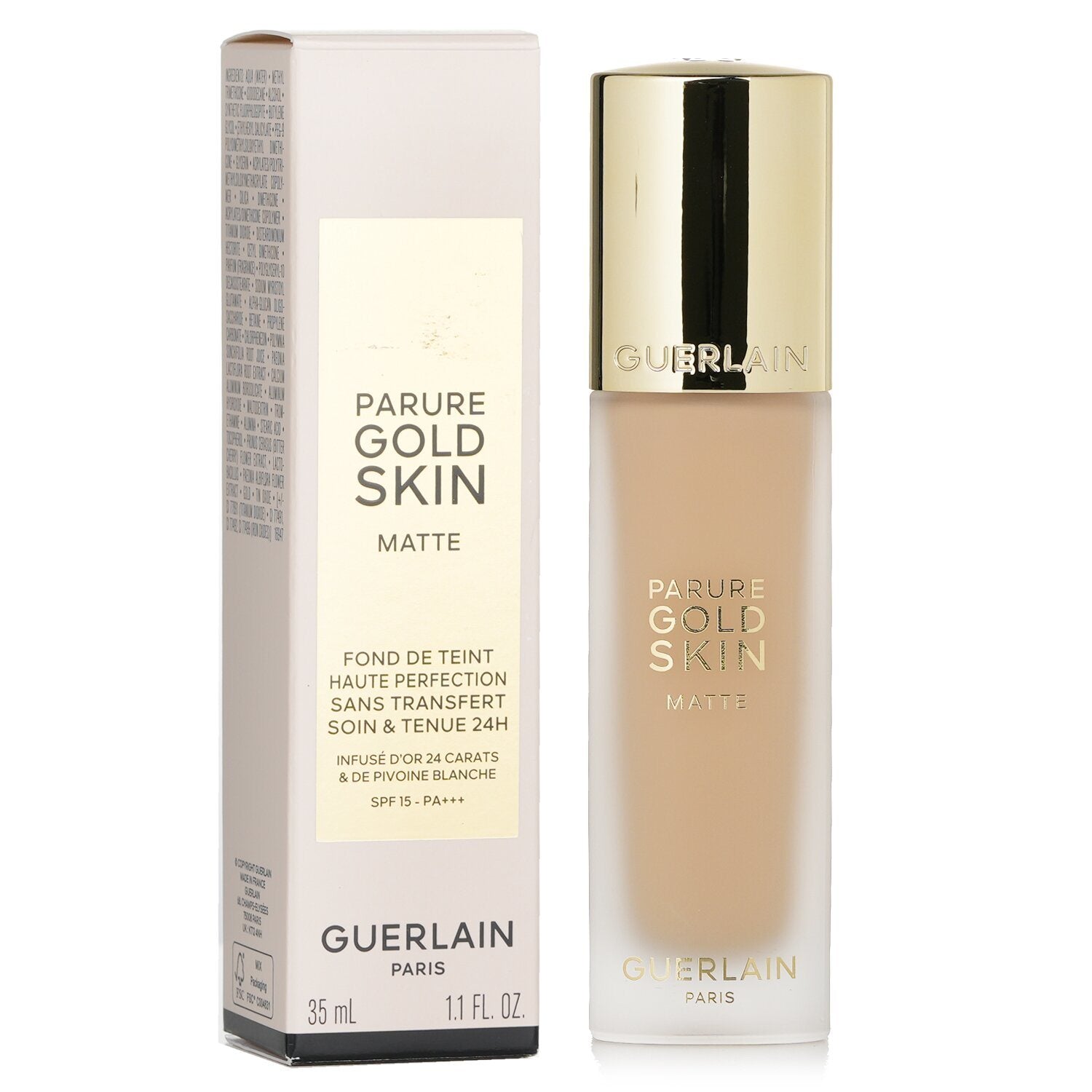 GUERLAIN - Parure Gold Skin Matte Foundation SPF15 - # 0N Neutral 436091 35ml/1.1oz - lolaluxeshop