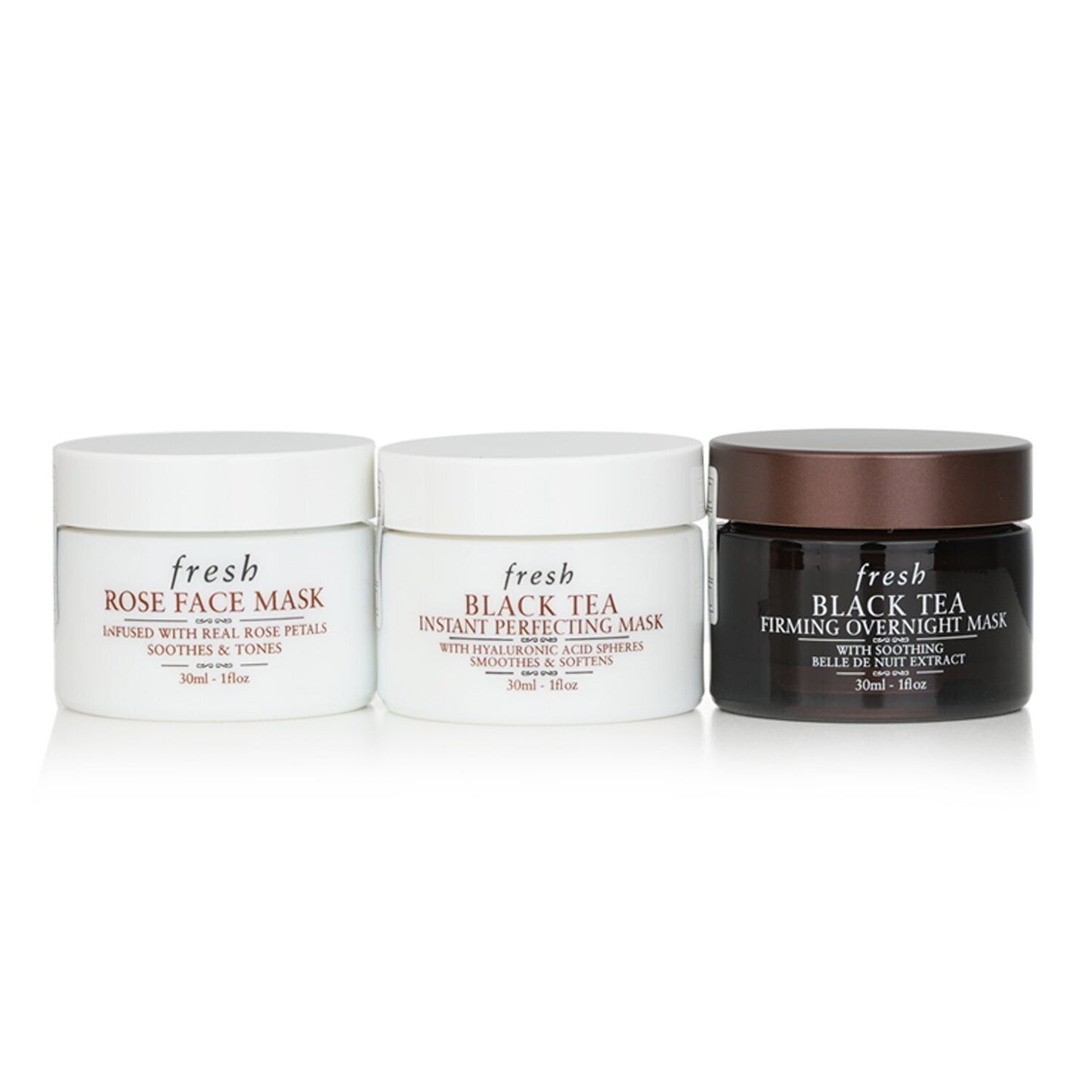 FRESH - Mini Face Mask Trio Set: Rose Face Mask 30ml + Overnight Mask 30ml + Instant Perfecting Mask 30ml H00006591 / 159091 3pcs - lolaluxeshop