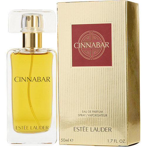 CINNABAR by Estee Lauder EAU DE PARFUM SPRAY 1.7 OZ (NEW GOLD PACKAGING) - lolaluxeshop