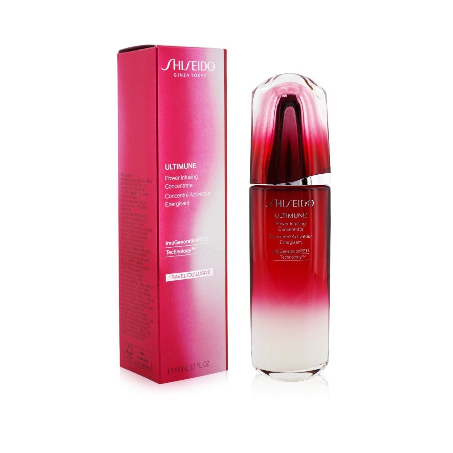 SHISEIDO - Ultimune Power Infusing Concentrate (ImuGenerationRED Technology)  100ml/3.3oz - lolaluxeshop