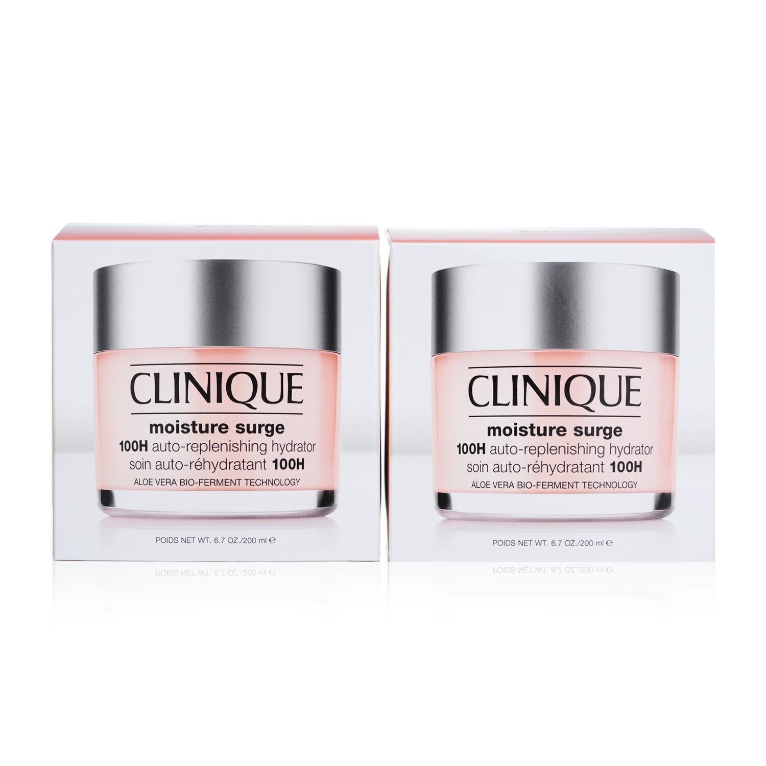 CLINIQUE - Moisture Surge 100H Auto-Replenishing Hydrator (Jumbo Size) Duo Pack 06698/KWW9 2x200ml/6.7oz - lolaluxeshop