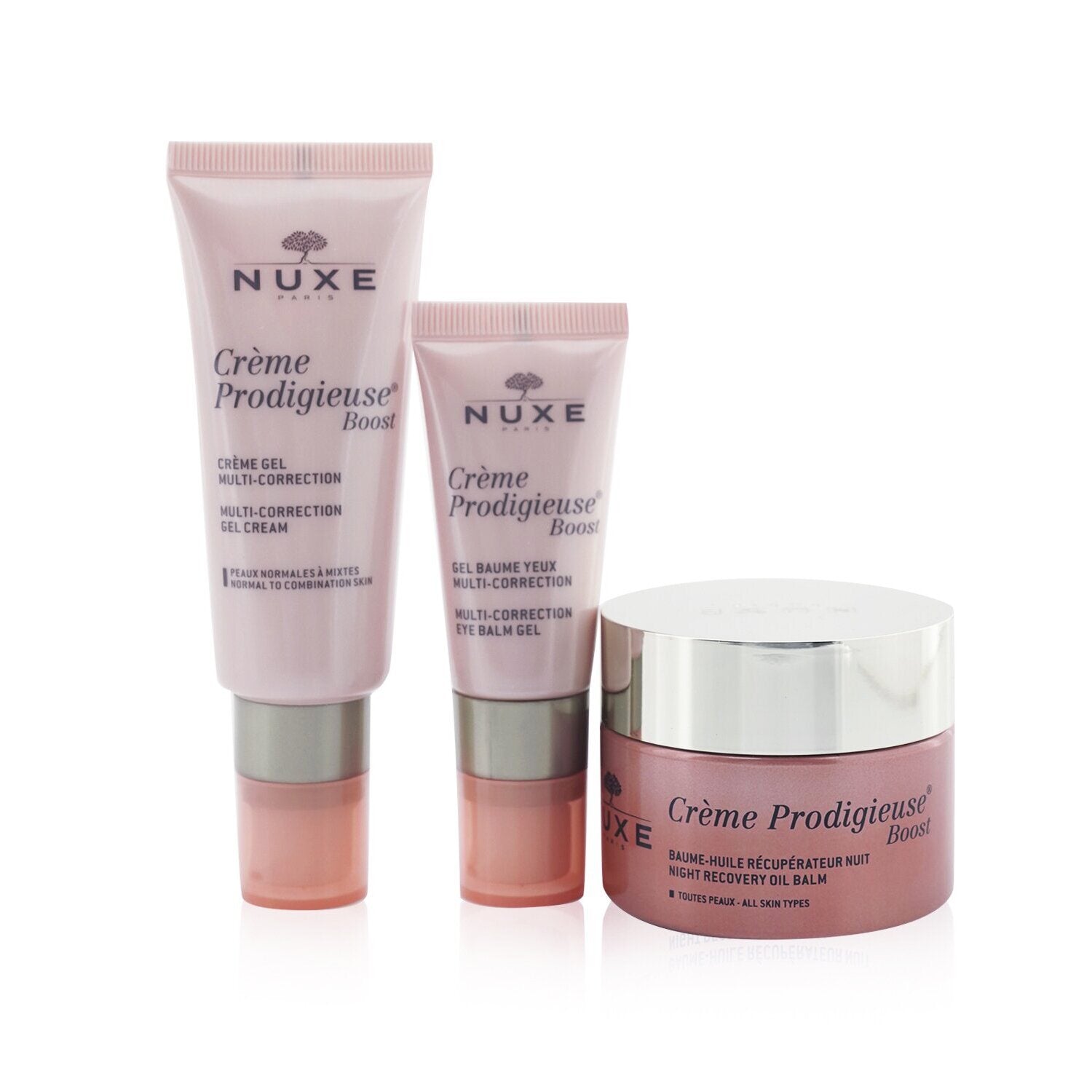 NUXE - My Booster Kit: Creme Prodigieuse Boost Gel Cream 40ml + Creme Prodigieuse Boost Eye Balm Gel 15ml + Creme Prodigieuse Boost  3pcs - lolaluxeshop