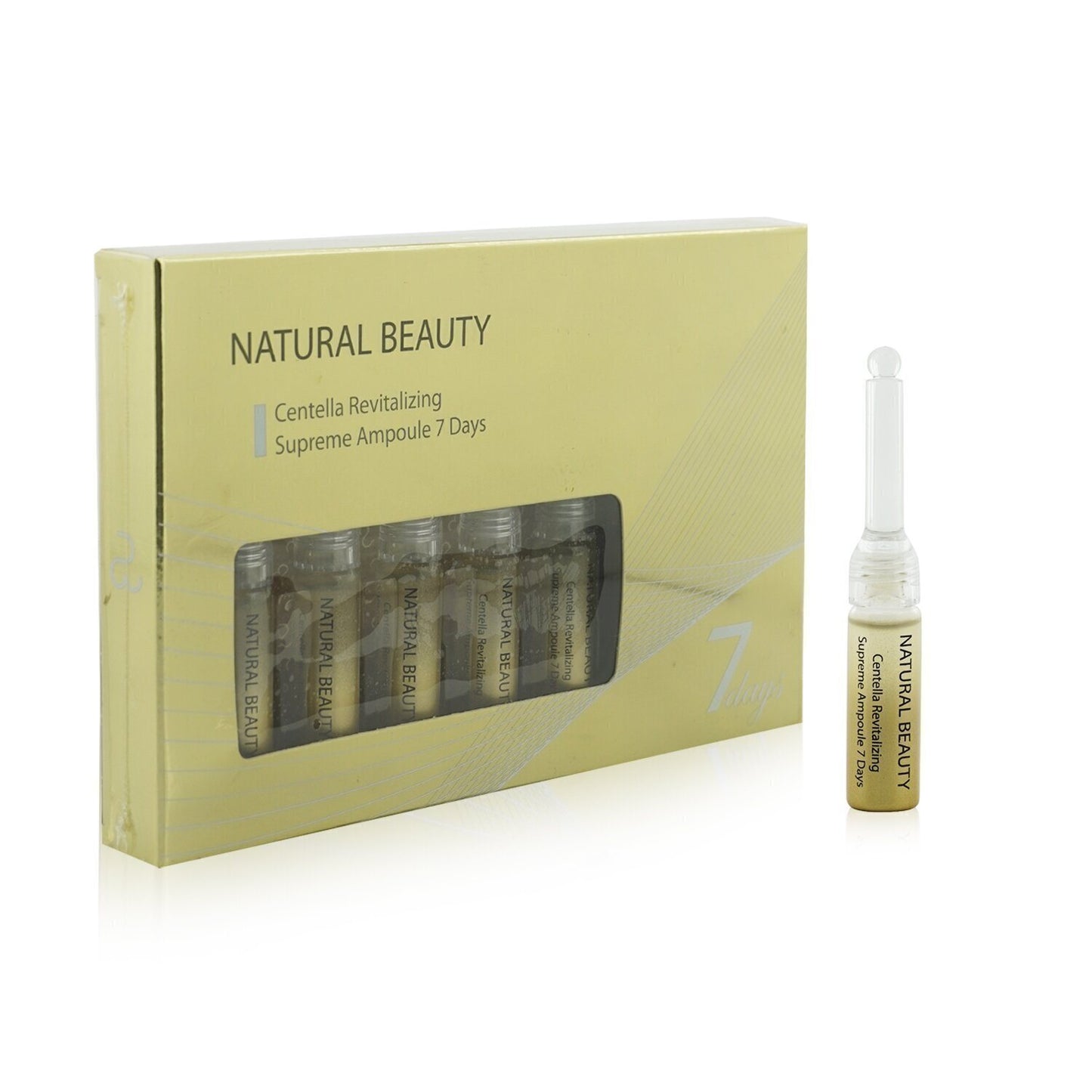 NATURAL BEAUTY - Centella Revitalizing Supreme Ampoule 7 Days 81D10104 7x 3ml/0.1oz - lolaluxeshop