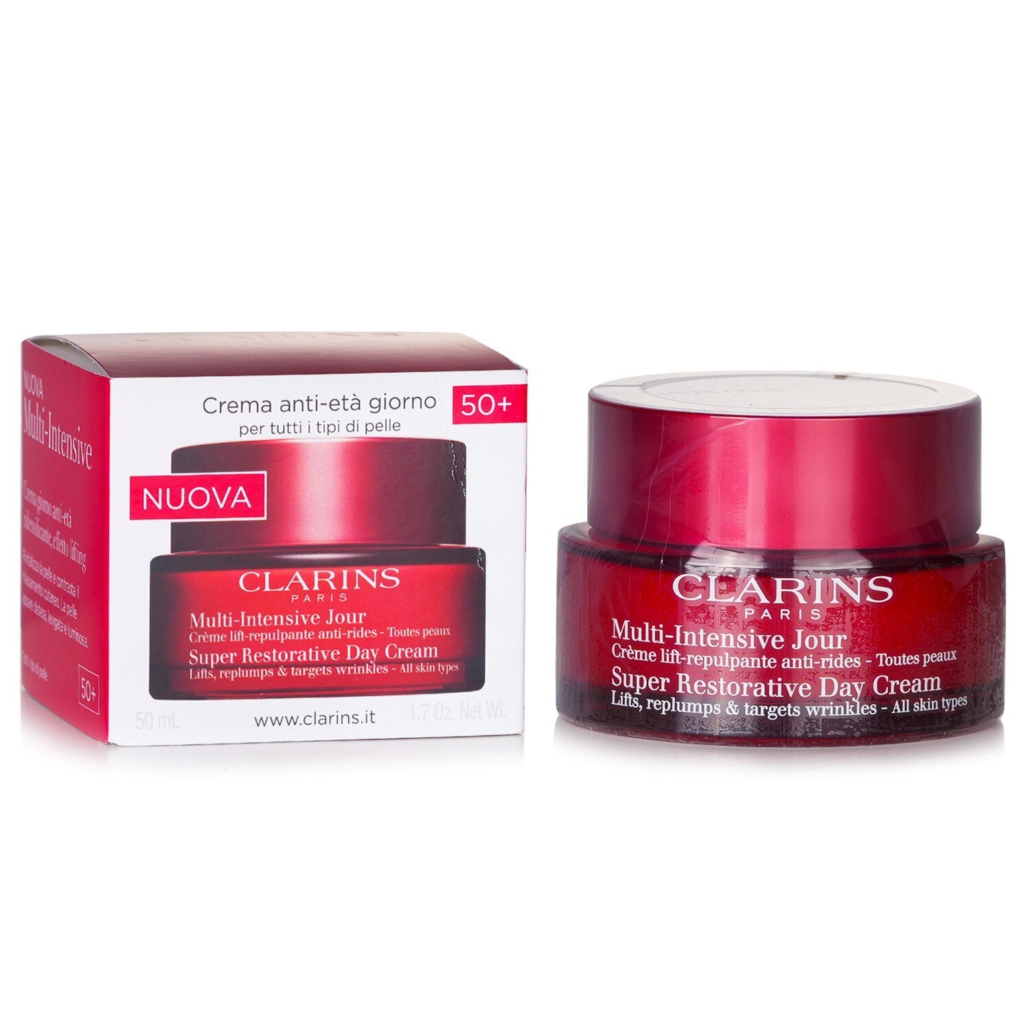 CLARINS - Multi Intensive Jour Super Restorative Day Cream (All Skin Types ) 064494 50ml/1.7oz - lolaluxeshop