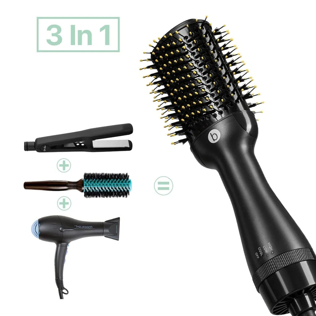 3-in-1 Hair Dryer Styler & Volumizer Brush - Salon-quality results in one tool! - lolaluxeshop