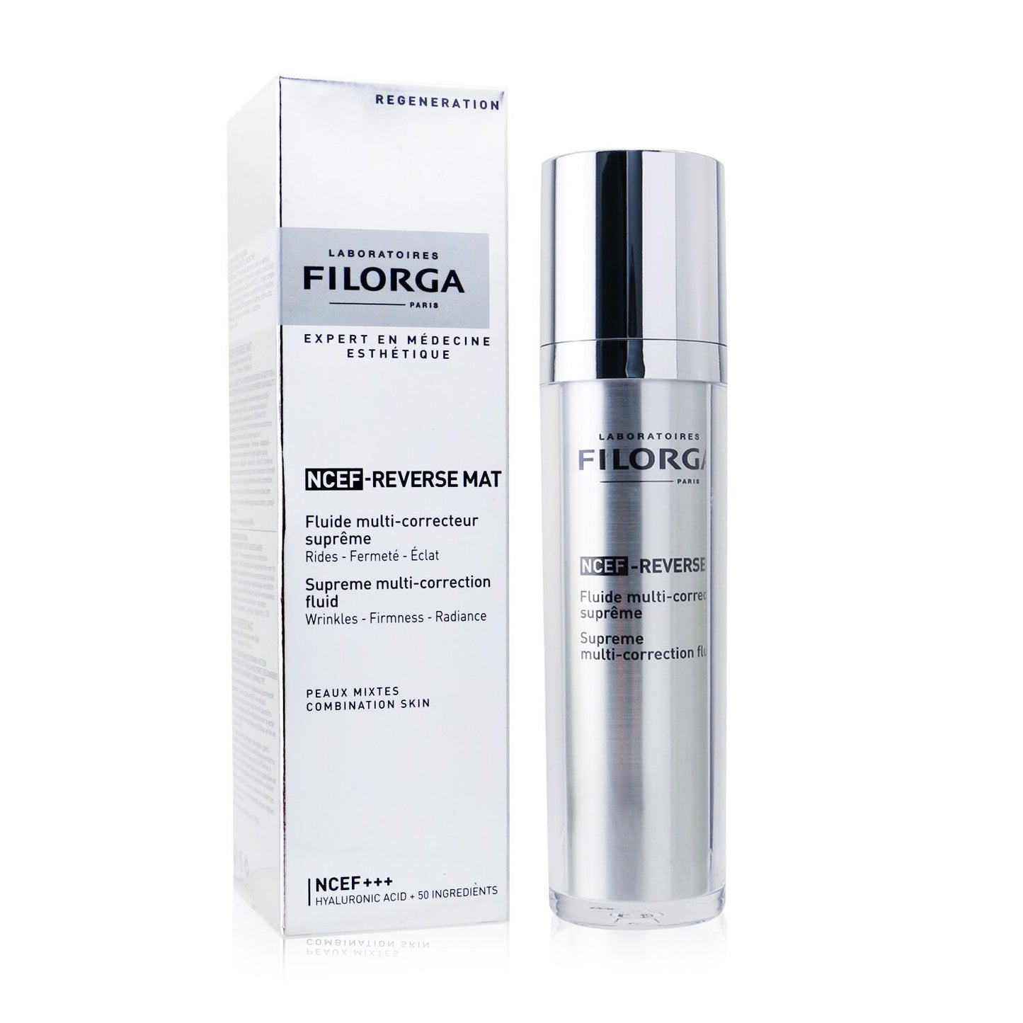 FILORGA - NCEF-Reverse Mat Supreme Multi-Correction Fluid - For Combination Skin 50ml/1.69oz - lolaluxeshop