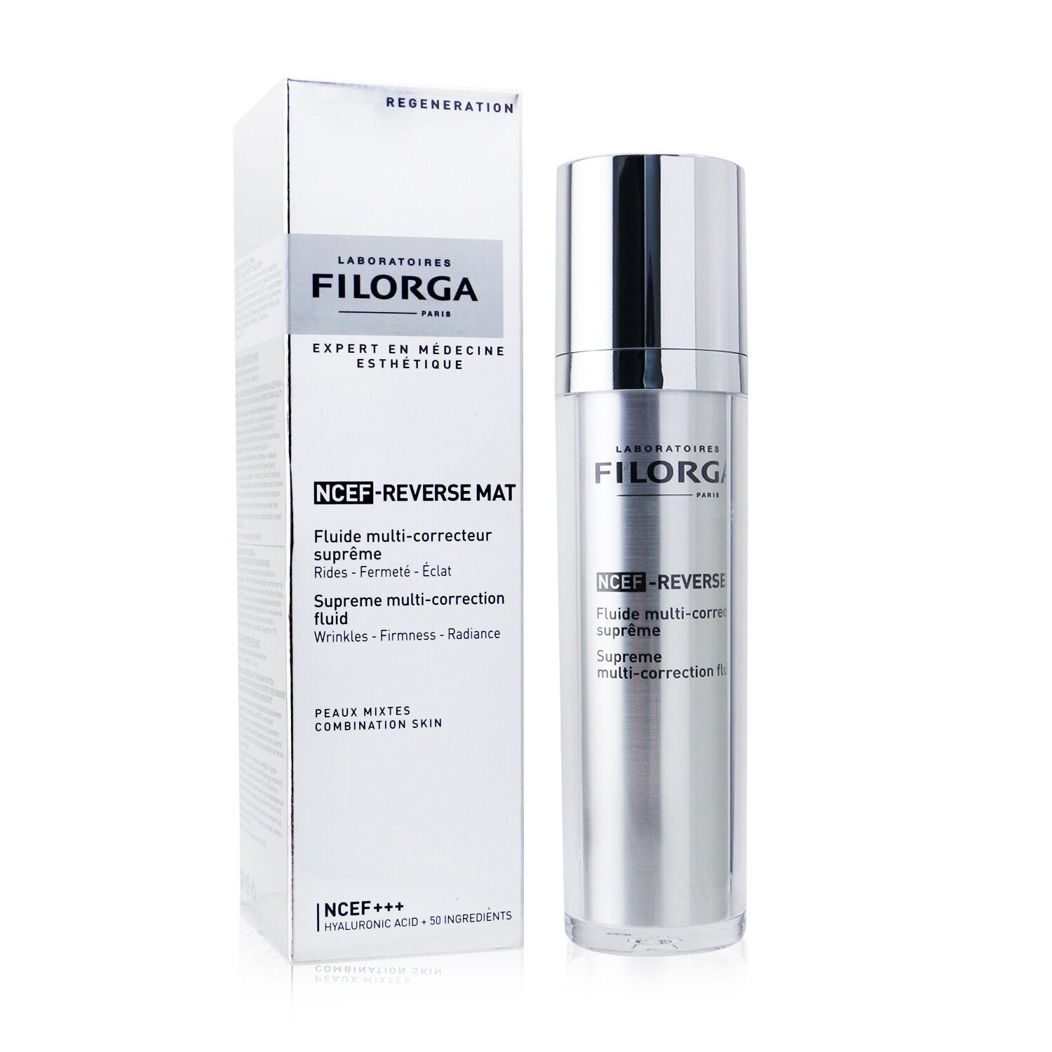 FILORGA - NCEF-Reverse Mat Supreme Multi-Correction Fluid - For Combination Skin 50ml/1.69oz - lolaluxeshop