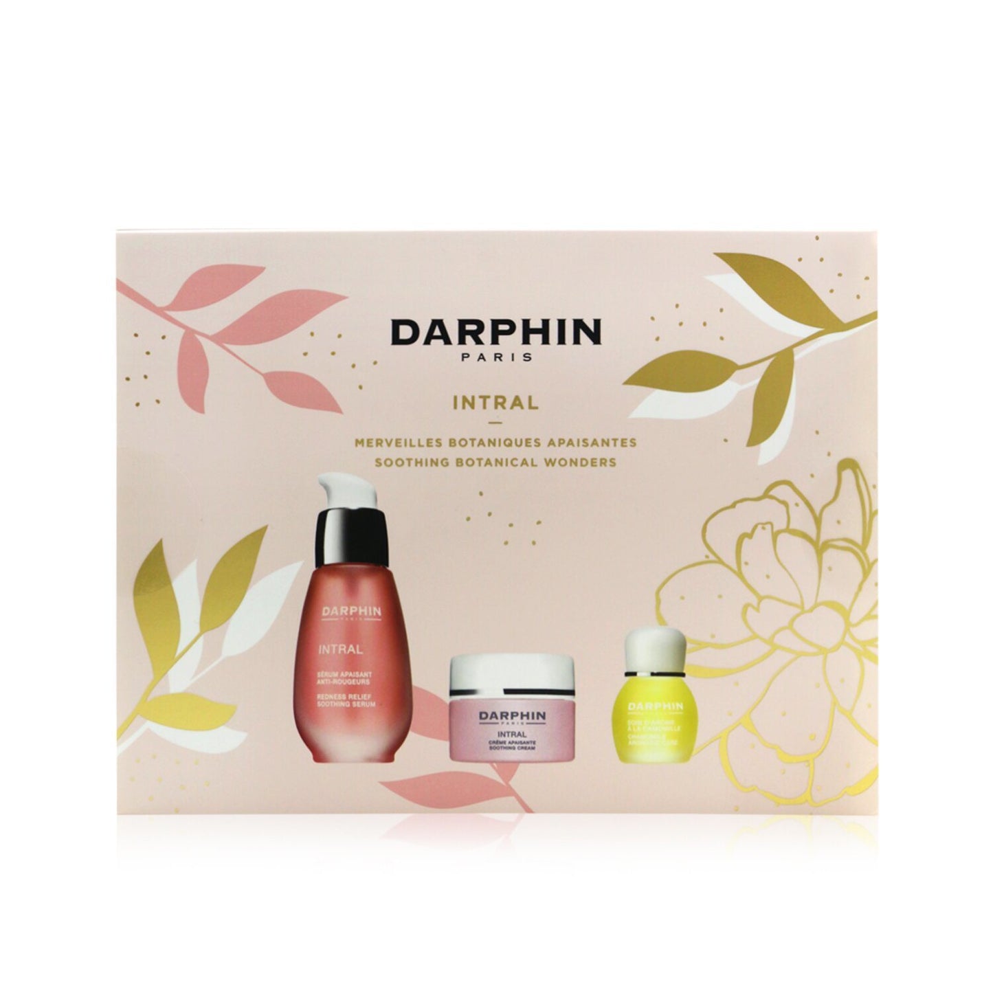 Darphin - Intral Soothing Botanical Wonders Set: Soothing Serum 30ml+ Soothing Cream 5ml+ Chamomile Aromatic Care 4ml - 3pcs - lolaluxeshop