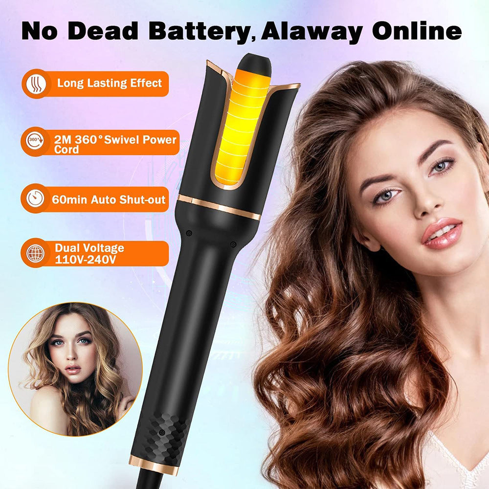 Automatic Hair Curler Ceramic Curling Irons Wand Rotating Curling Wand Electric Hair Waver Styling Tools Auto Hair Crimper - lolaluxeshop