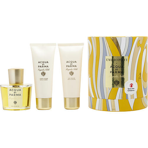 ACQUA DI PARMA MAGNOLIA NOBILE by Acqua di Parma EAU DE PARFUM SPRAY 3.4 OZ & BODY CREAM 2.5 OZ & BATH AND SHOWER GEL 2.5 OZ - lolaluxeshop