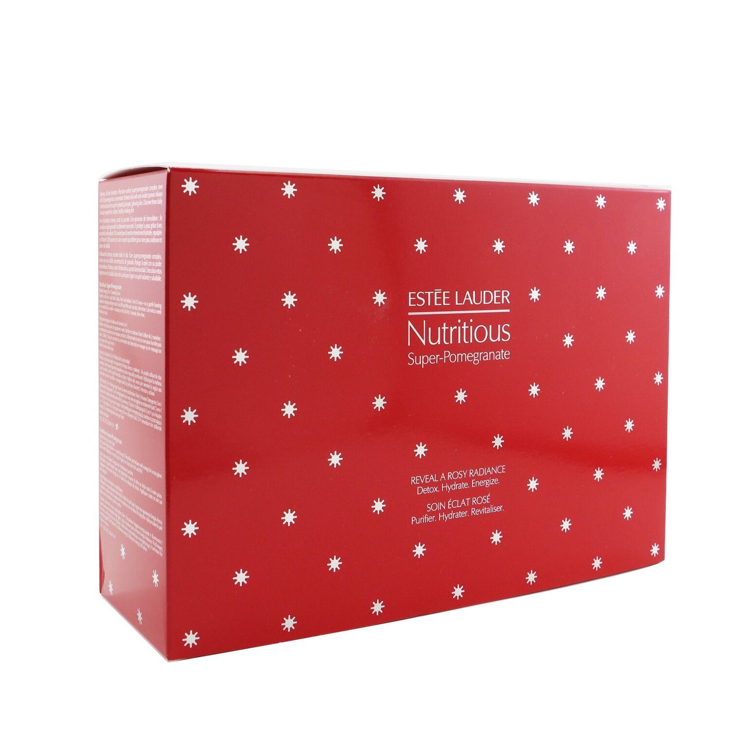 ESTEE LAUDER - Nutritious Super-Pomegranate Reveal A Rosy Radiance Set: Moisture Creme+ Milky Lotion Light+ Lotion+ Cleansing Foam ... 4pcs+2bags - lolaluxeshop