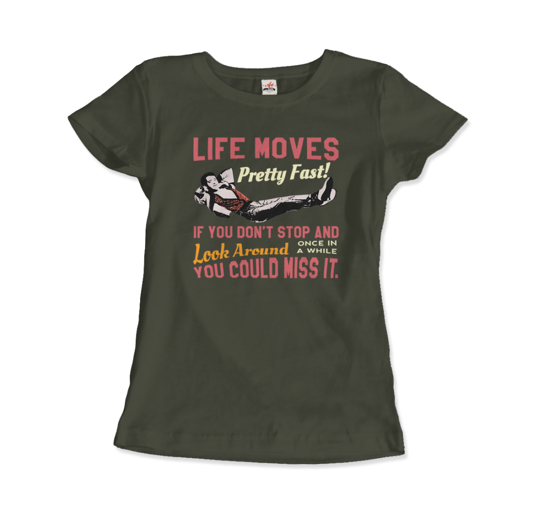 Ferris Bueller's Day Off Life Moves Pretty Fast T-Shirt - LOLA LUXE