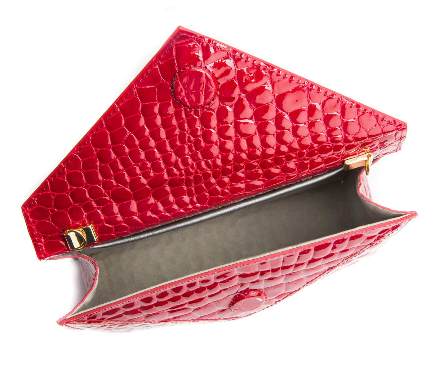 GUNAS NEW YORK About Last Night - Red Vegan Clutch - LOLA LUXE