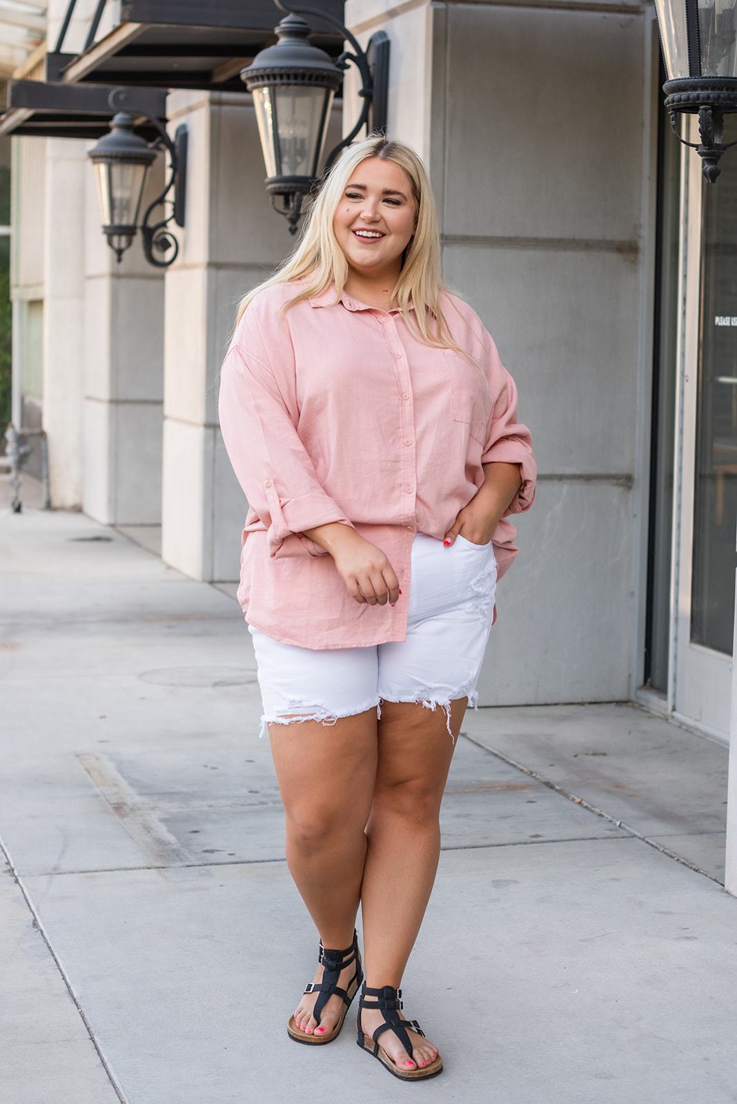 Summertime Memories Button-Down Shirt - LOLA LUXE