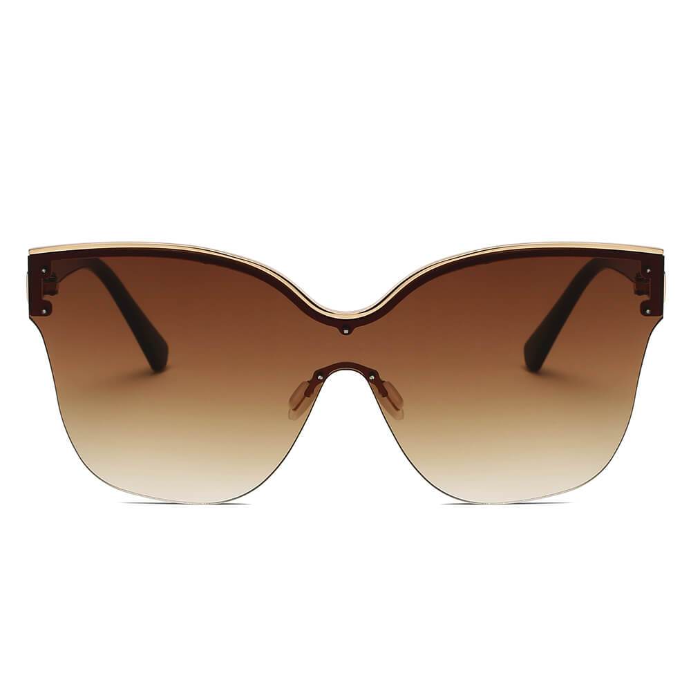 BARCELONA | Women Cat Eye Oversize Sunglasses - lolaluxeshop