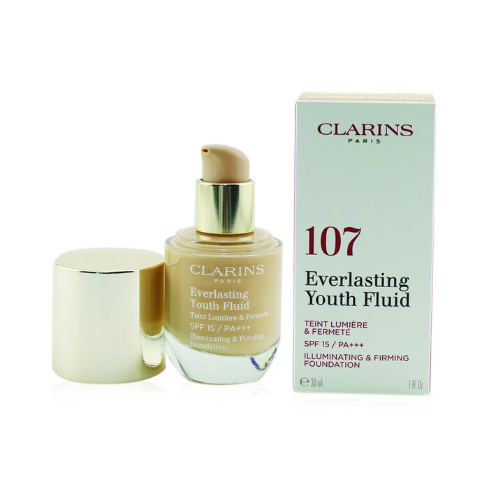 CLARINS Everlasting Youth Fluid Illuminating & Firming Foundation SPF 15 - LOLA LUXE