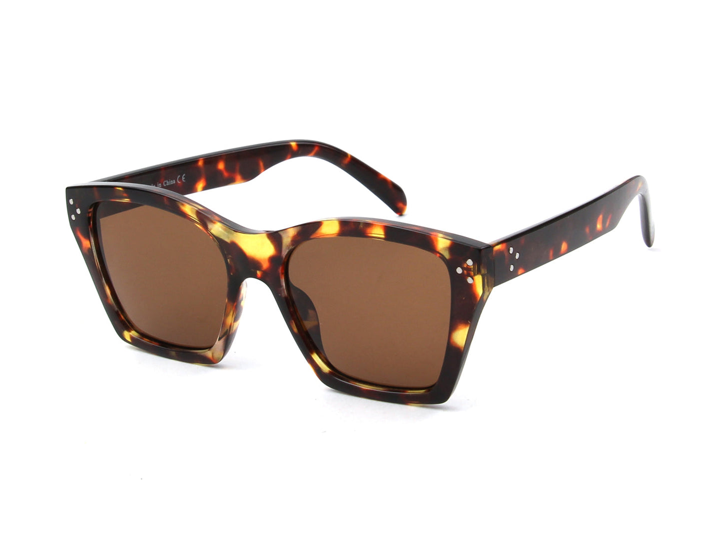 Demopolis | Women Square Retro Cat Eye Fashion Sunglasses - lolaluxeshop