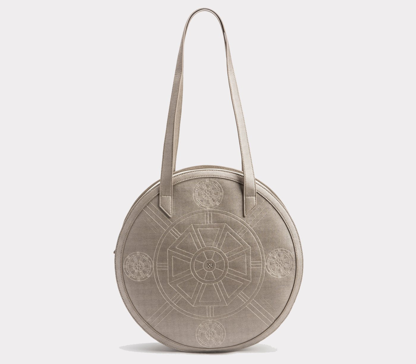 Meghan - Silver Vegan Tote Bags - LOLA LUXE