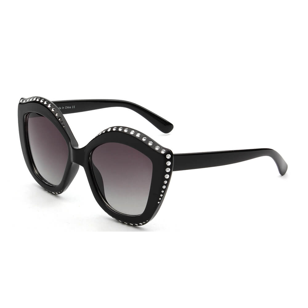 ANGOLA | Women Oversized Round Cat Eye Fashion Sunglasses - lolaluxeshop