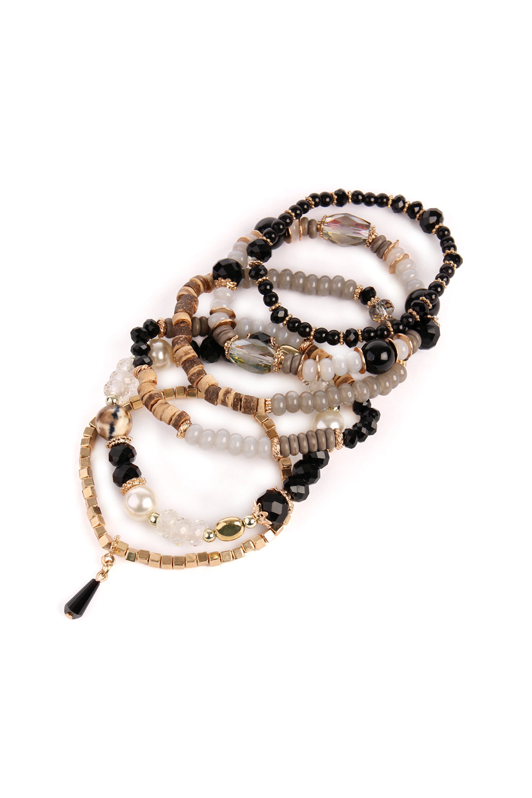 Hdb2200 - Stone Beads Stackable Bracelet - lolaluxeshop