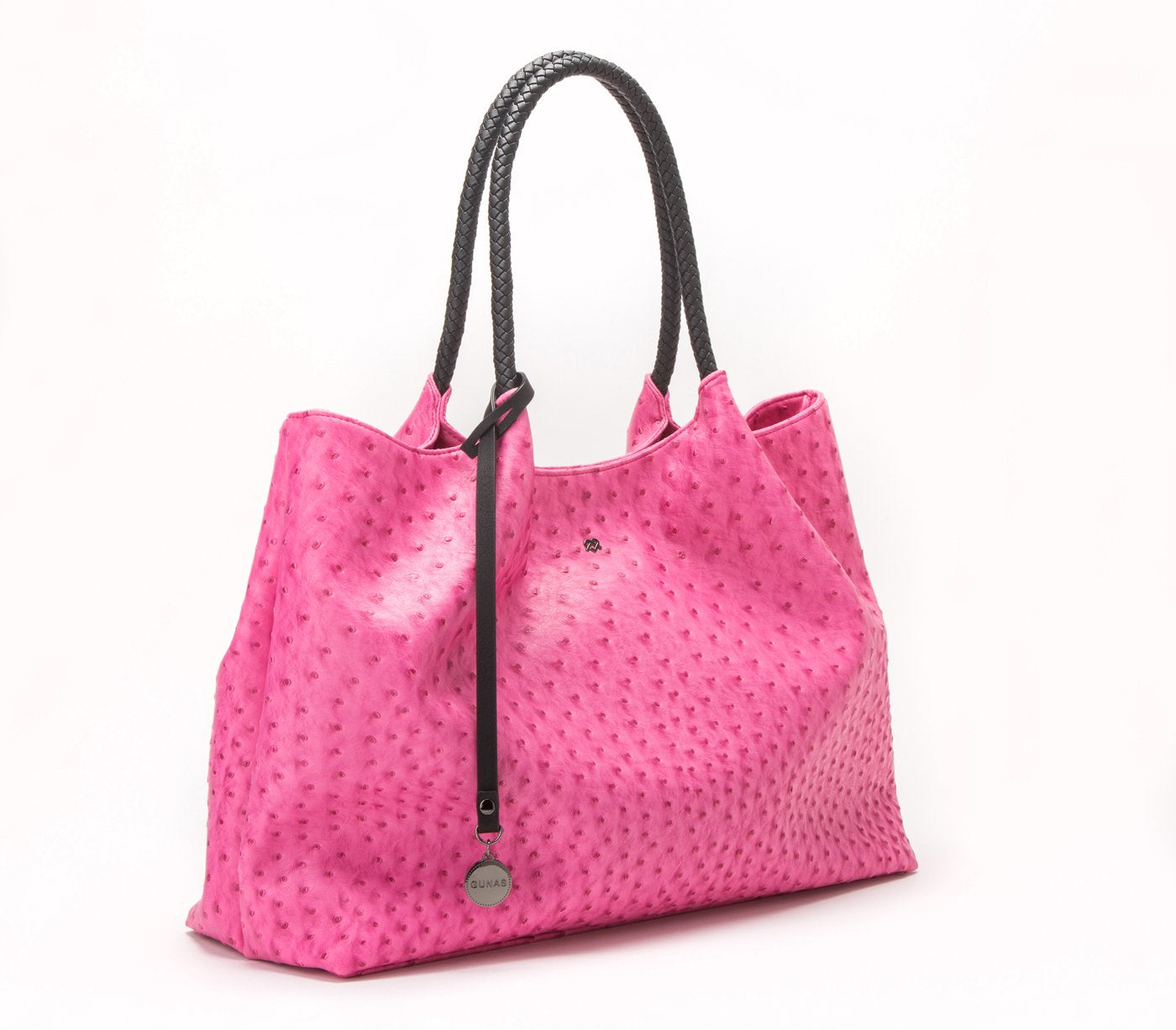 Naomi - Hot Pink Vegan Leather Tote Bag - lolaluxeshop