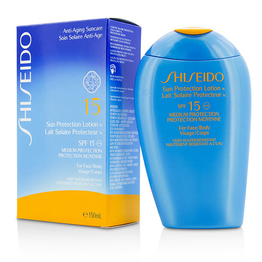 SHISEIDO - Sun Protection Lotion N SPF 15 (For Face & Body) - LOLA LUXE