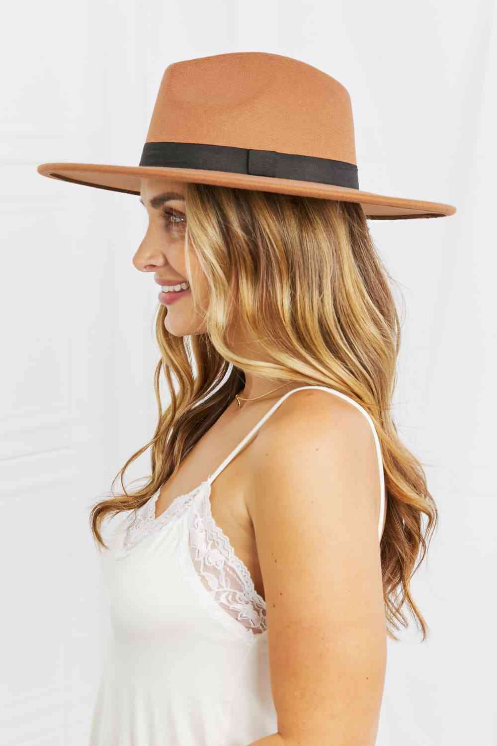 Fame Enjoy The Simple Things Fedora Hat - lolaluxeshop