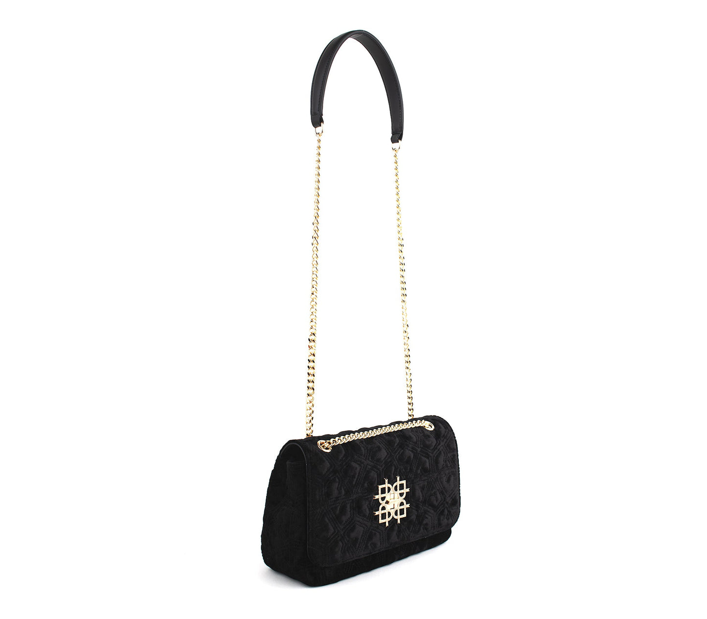 Broadway - Black Vegan Shoulder Bag - lolaluxeshop