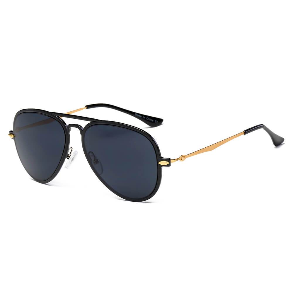 DURHAM | Unisex Mirrored Aviator Fashion Sunglasses - lolaluxeshop