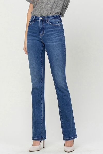 Vervet by Flying Monkey High Waist Bootcut Jeans - lolaluxeshop