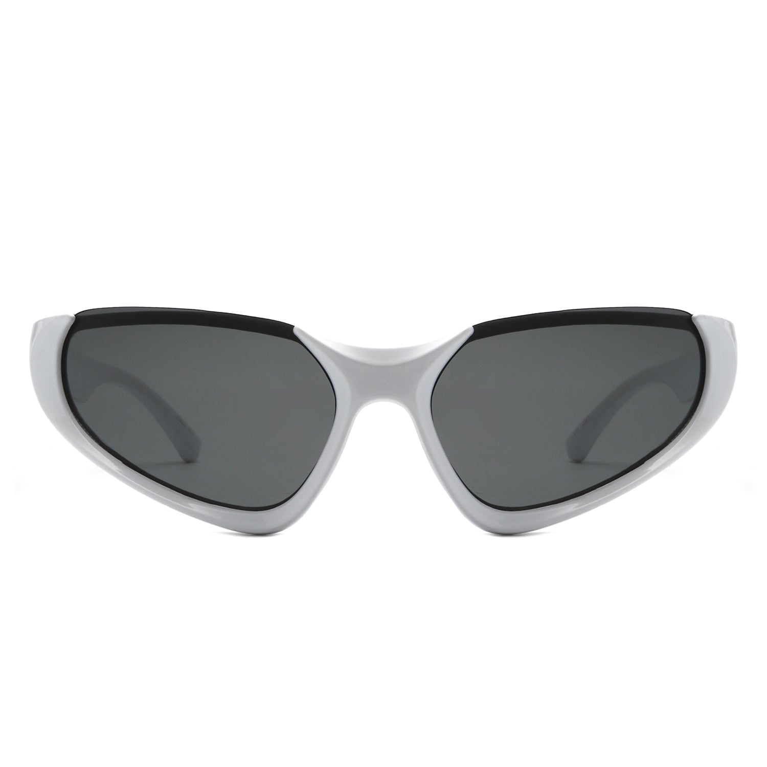 Dazzling - Rectangle Retro Fashion Wrap Around Sunglasses - lolaluxeshop