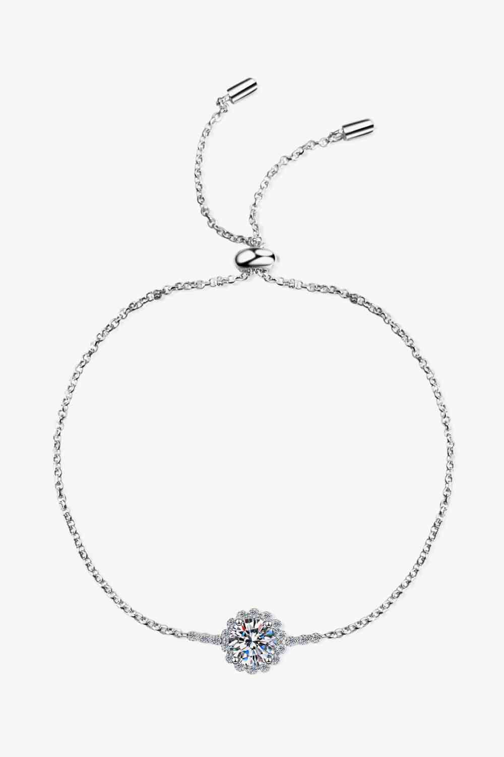 1 Carat Moissanite Chain Bracelet - lolaluxeshop