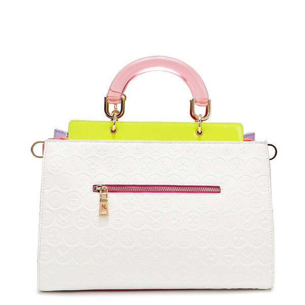 NICOLE LEE DULCE STRUCTURED SATCHEL - LOLA LUXE