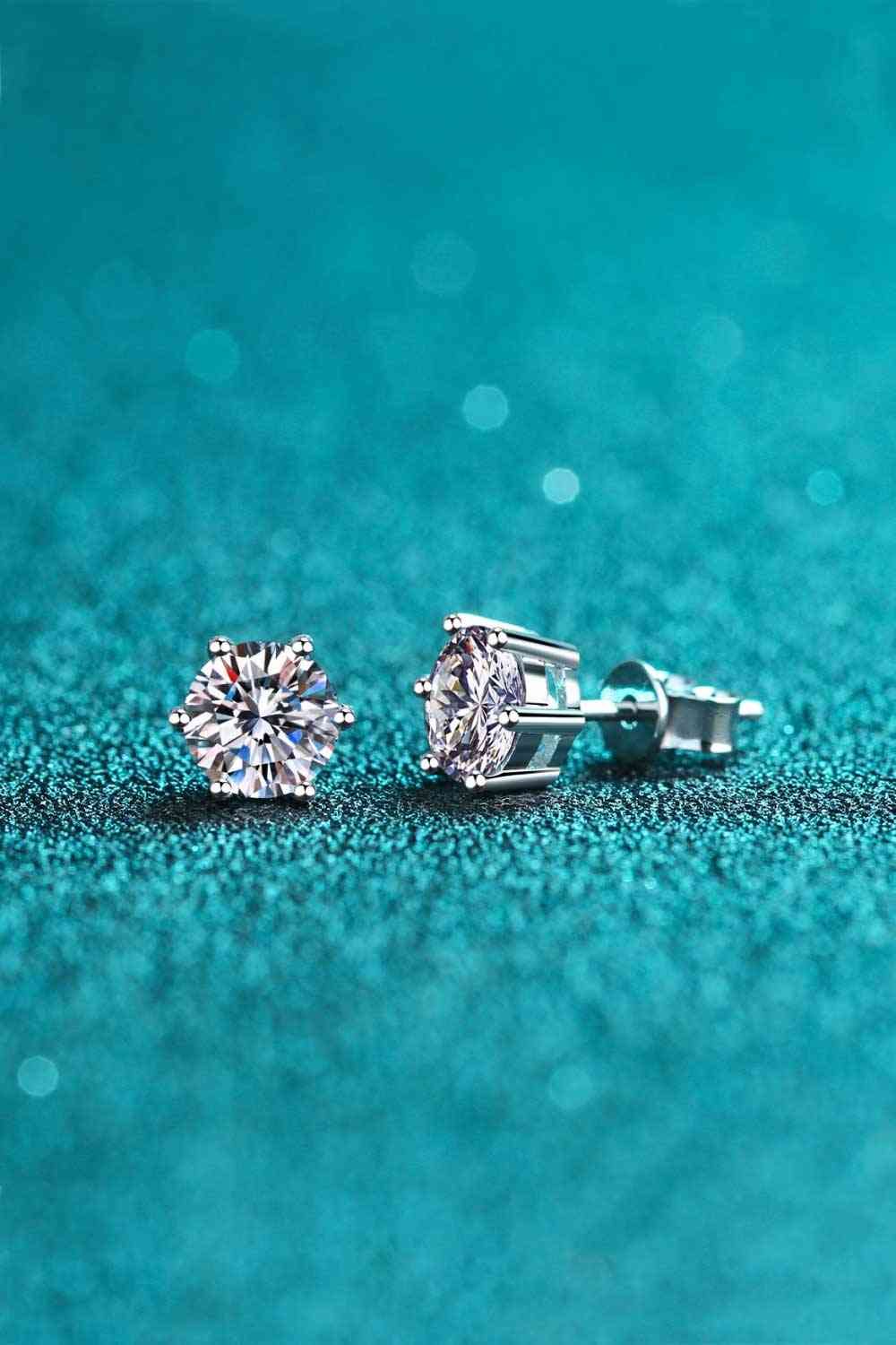 Endless Cheer Moissanite Stud Earrings - lolaluxeshop