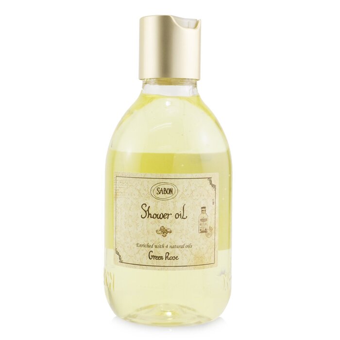 SABON - Shower Oil - Green Rose (Plastic Bottle) - lolaluxeshop