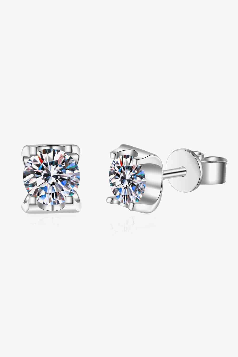 Weekend Meetup Moissanite Stud Earrings - lolaluxeshop